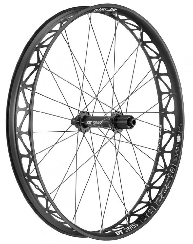 DT Swiss Laufrad BR 2250 Classic Fatbike 26 Zoll schwarz - leichtes Fatbike-Hinterrad