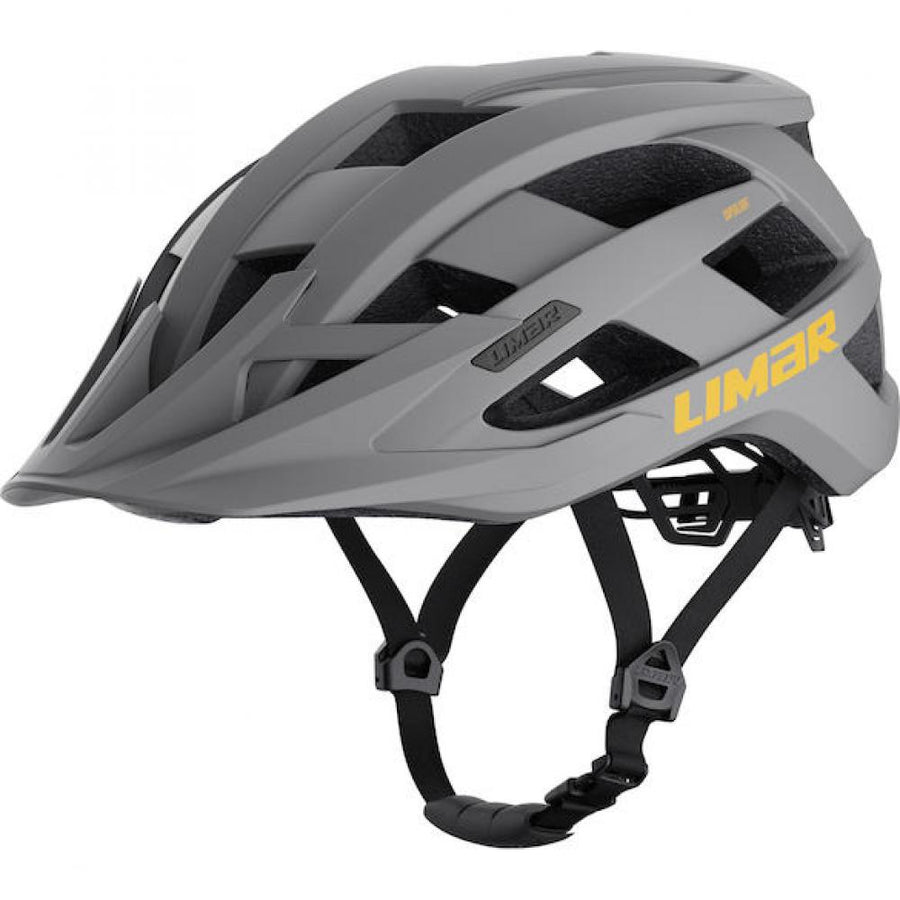 Limar Alben Matt Gray L Grau - leichter MTB-Helm mit maximaler Abdeckung