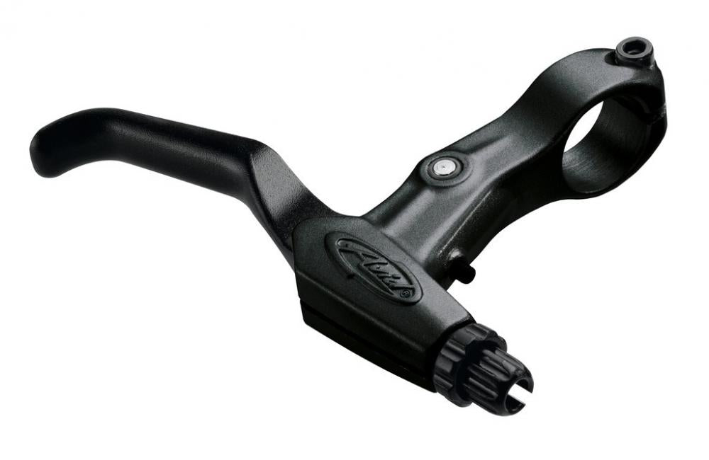 Schwarzer Avid FR-5 Fahrradbremshebel, Artikel 00.5215.018.000, für Mountainbike und Trekkingrad.
