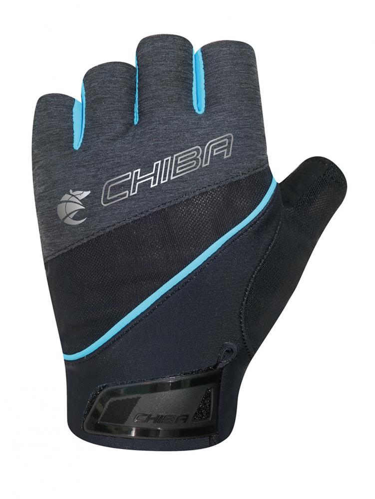 CHIBA Lady Gel Premium III - Radhandschuhe Damen, schwarz/türkis, S