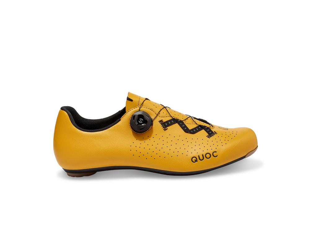 Quoc Escape Road Fahrradschuhe Amber Gr. 42 - Carbon-Verbundsohle, Single-Dial-System