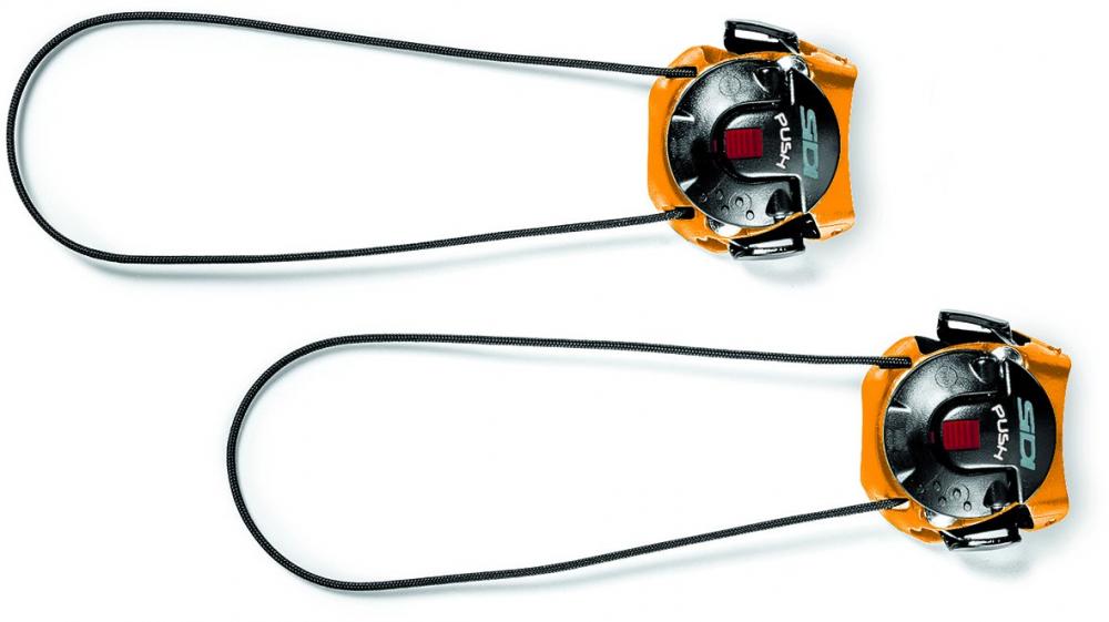 Drehverschluss Tecno-3 Push Kurz Einheitsgröße Orange/schwarz - Präziser Schuhverschluss