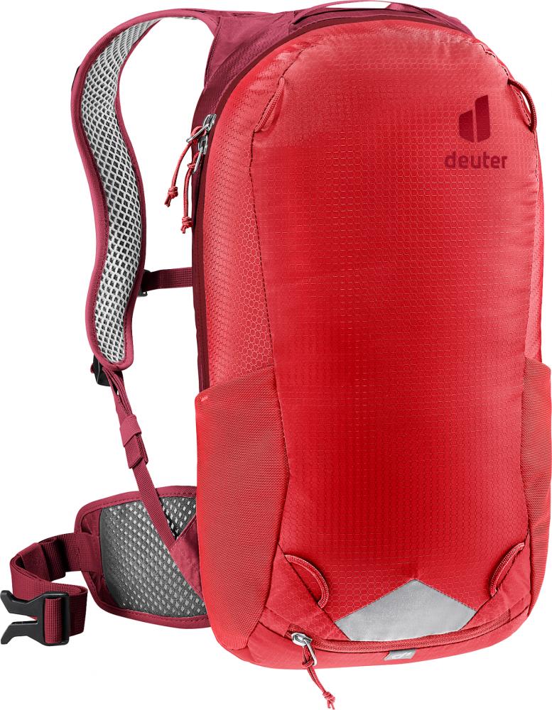 Deuter Race 12 Fahrradrucksack 12 Liter Rot - Leichter stabiler Rucksack für MTB & Rennrad