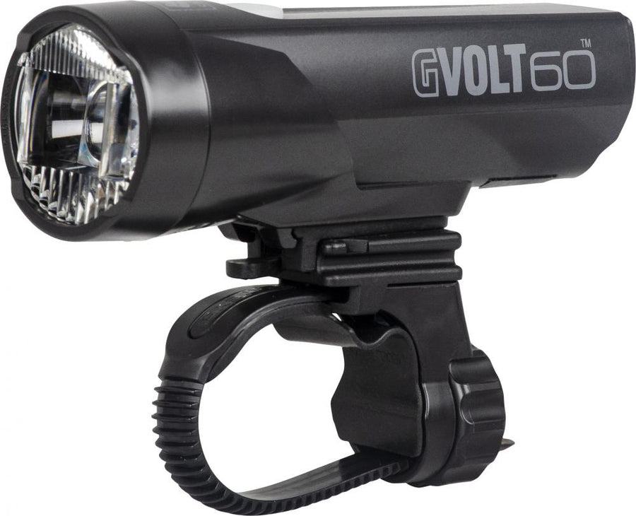 CATEYE Frontlicht GVolt 60 - HL-EL550GN 60 - starkes, USB-aufladbares Fahrradlicht