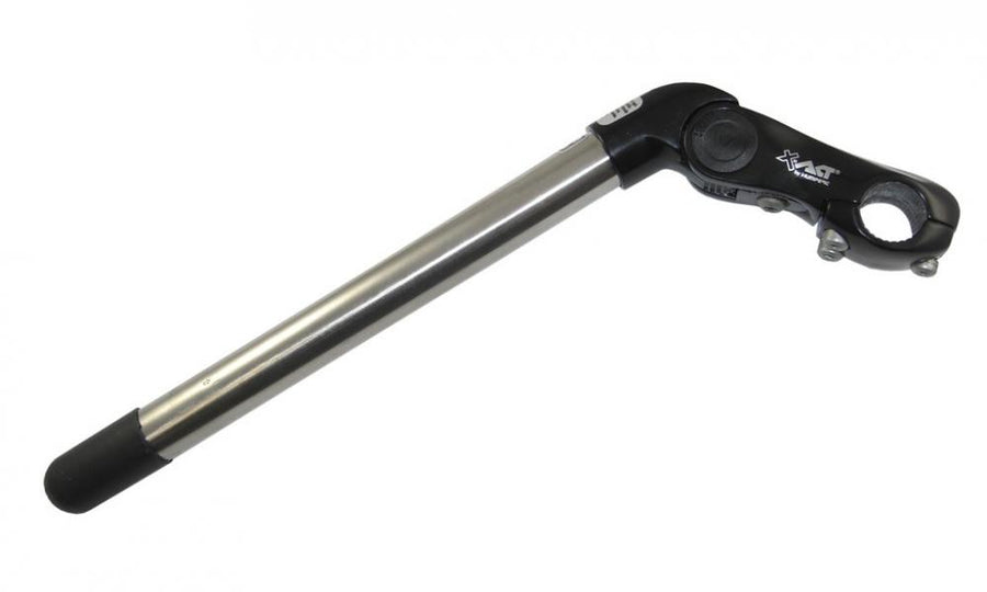 Ergotec Vorbau Kobra Vario SL 300mm/90mm Niro/Alu -10/+50° sw/si 1 1/8\" Ø25,4mm