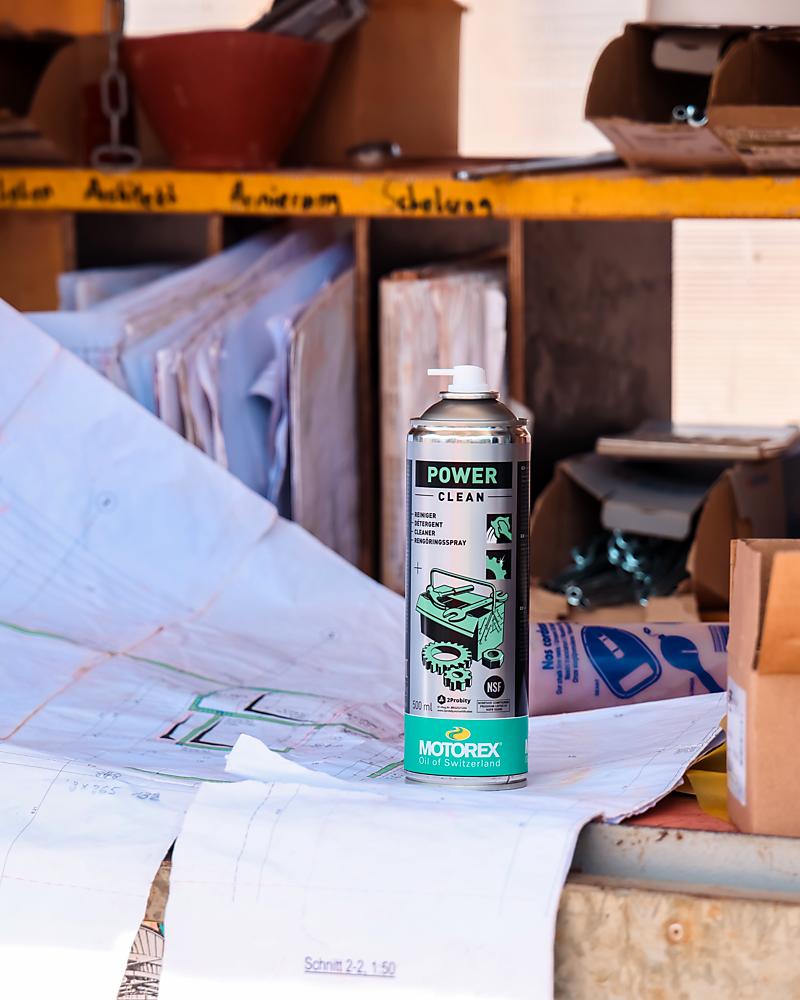 MOTOREX POWER CLEAN SPRAY 500 ml - Reiniger und Entfetter für hartnäckigen Schmutz