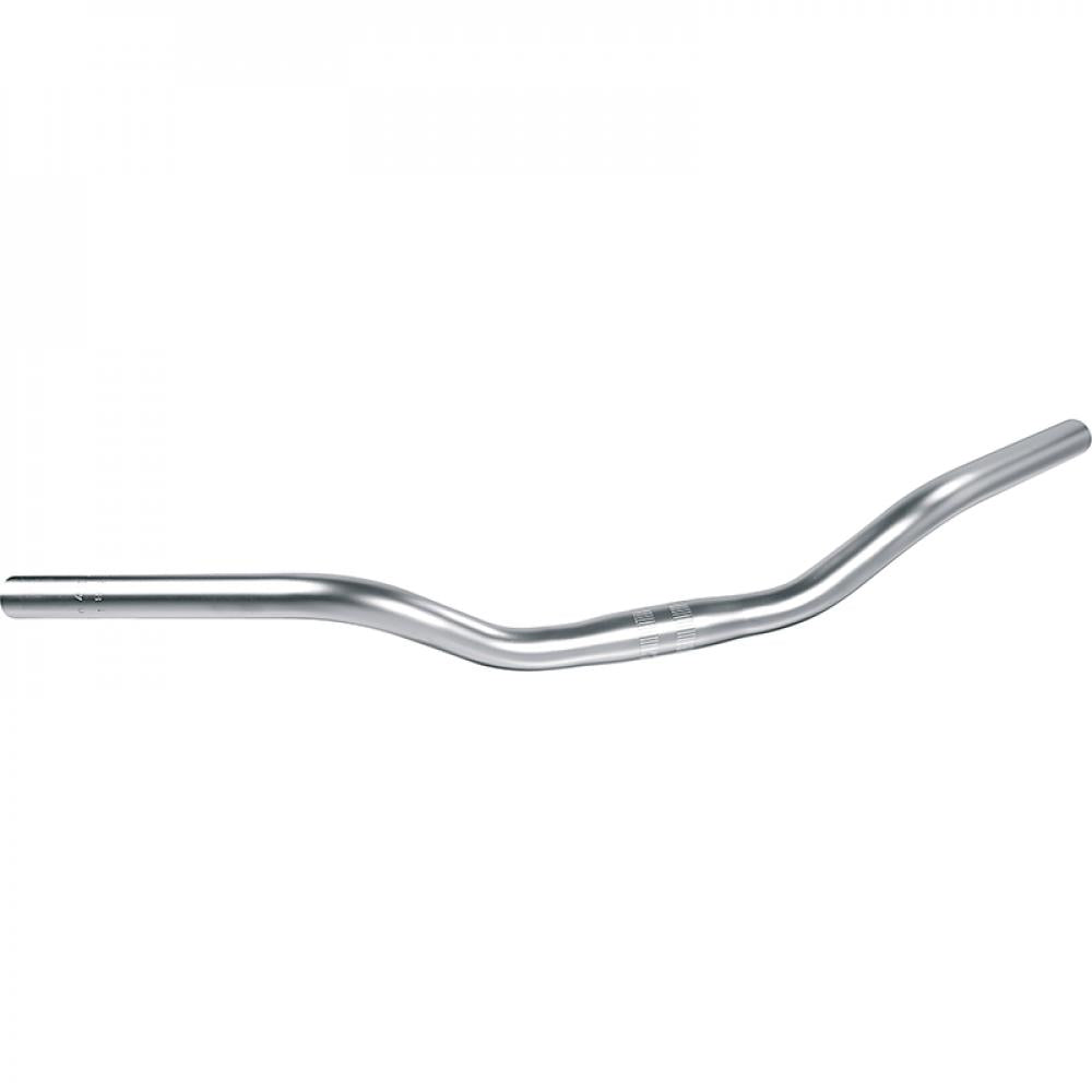 Ergotec Climber MAS Lenker, Ø 25,4 mm, 600 mm Breite, 40 mm Rise, 39° Backsweep, verchromt, geeignet für City- und Trekkingräder, e-Bike ready, Sicherheitslevel 4