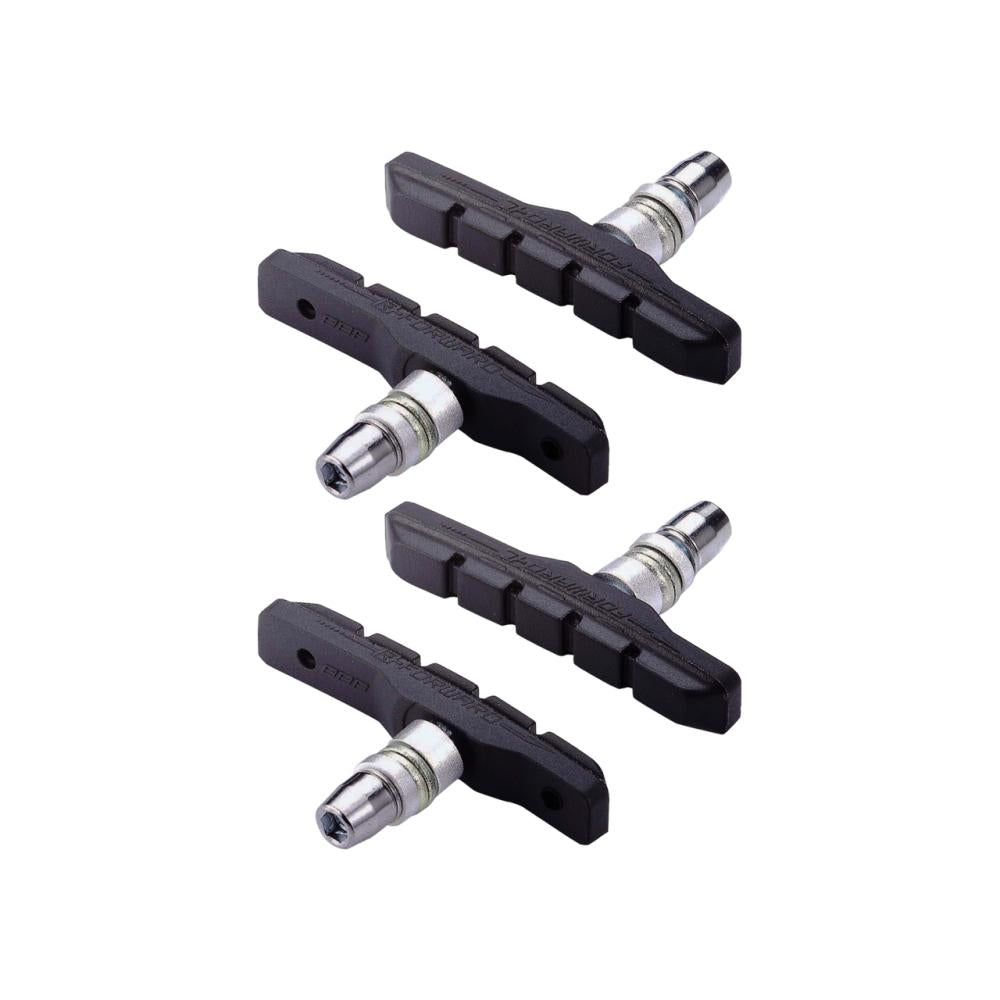BBB Cycling BBB Bremsschuhe VeeStop schwarz Standardgröße schwarz - starke V-Brake-Bremsleistung
