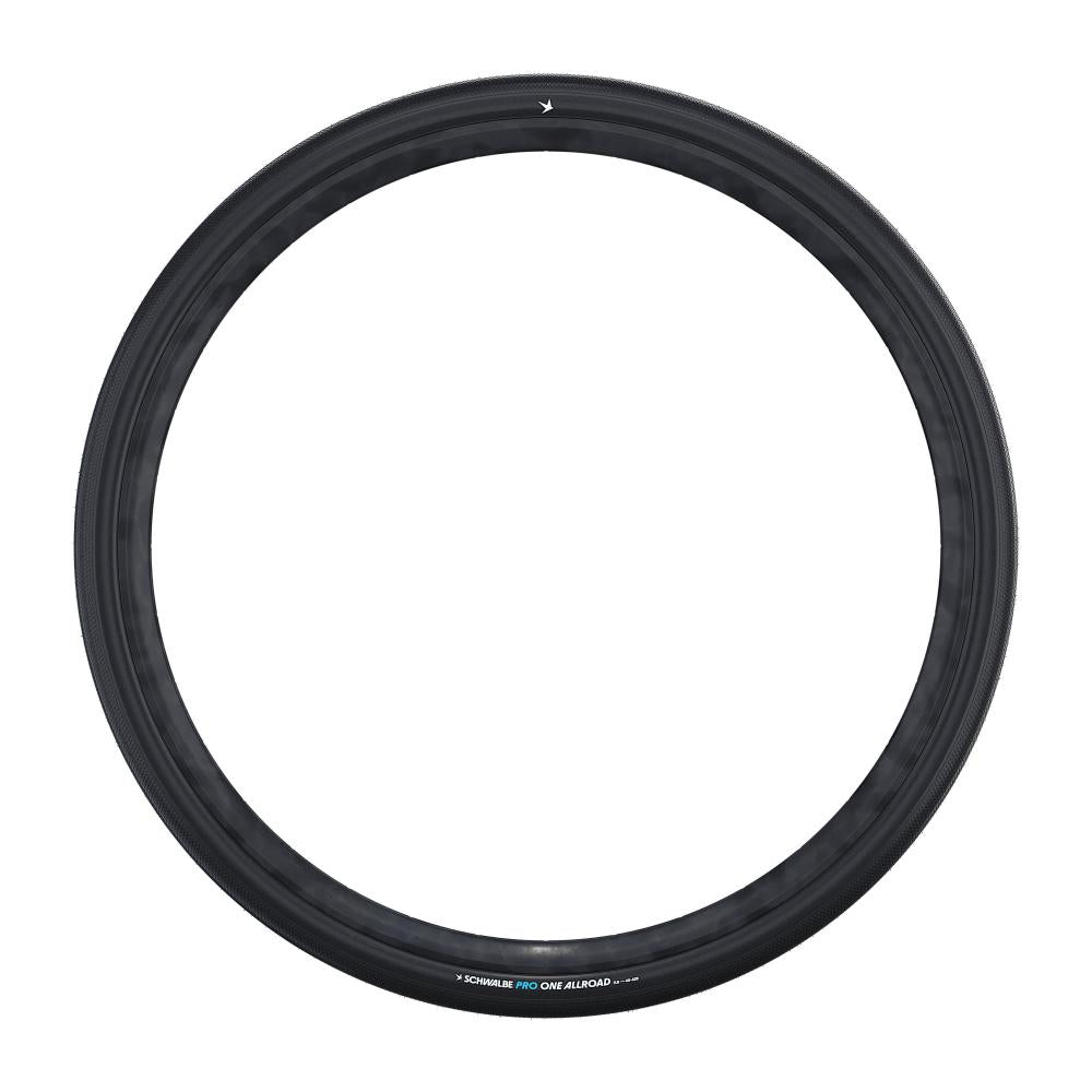 Schwalbe Pro One Allroad Faltreifen 40-622 (28x1.50) Schwarz - Pannensicherer Tubeless Easy Reifen mit V-Guard - Fahrradreifen
