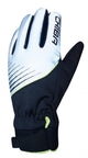 CHIBA Kids Waterproof - wasserdichte Kinder-Radhandschuhe, Silber reflex/schwarz, Gr. M