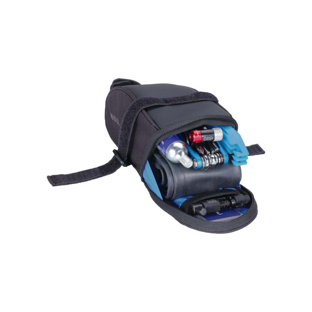 BBB Cycling BBB Satteltasche SpeedPack 16x9x10cm 0,69L schwarz - kompakter Stauraum unter dem Sattel