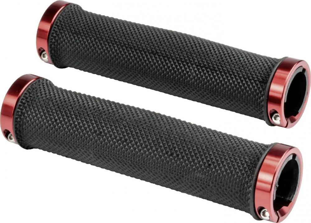 Mtb Lenkergriffe Bilbao Rsk-09/2 Schwarz/rot - 135mm, Kraton/alu, Schraubklemmung