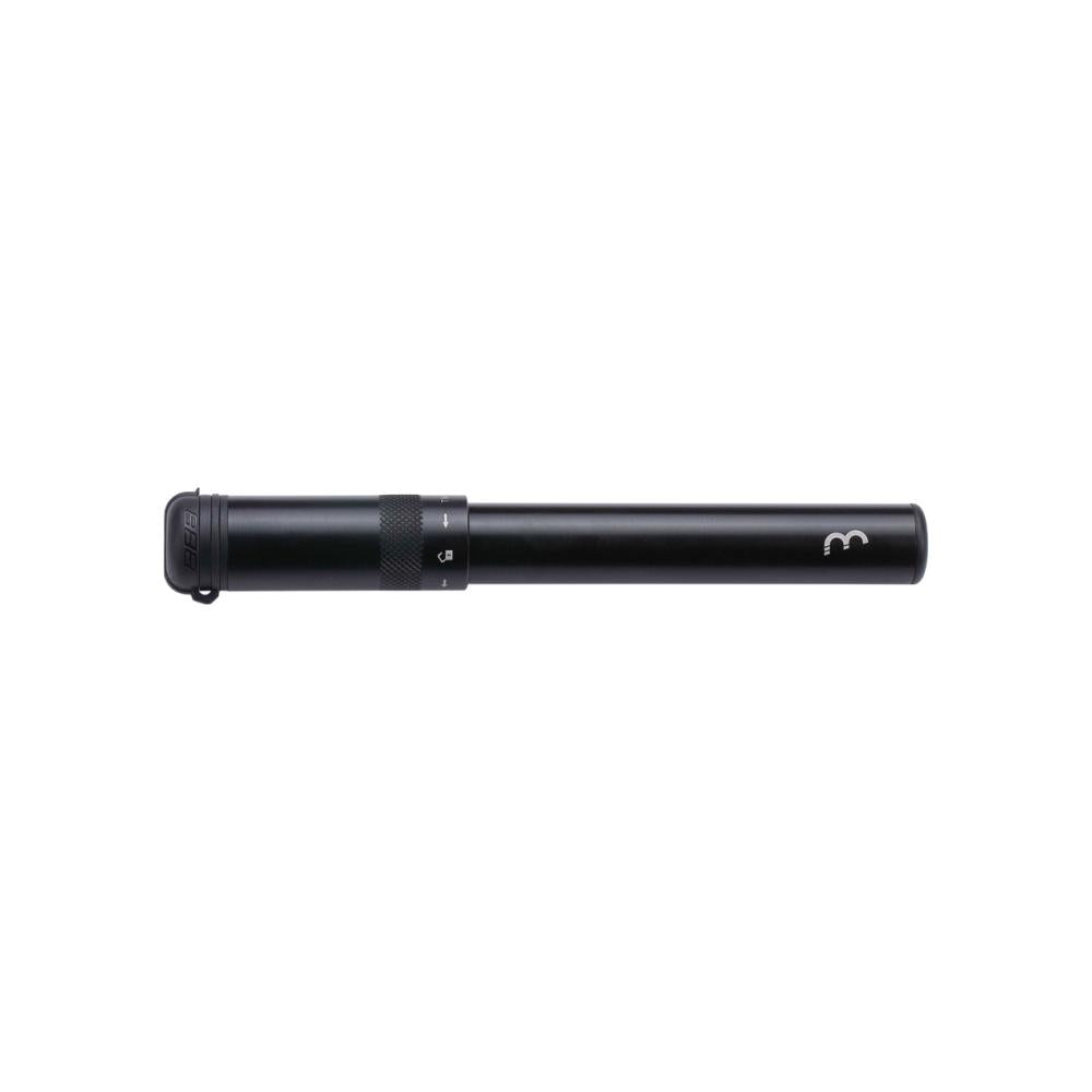 Bbb Minipumpe Easyroad 185mm Schwarz - Kompakte 185 Mm Rennradpumpe Für Unterwegs