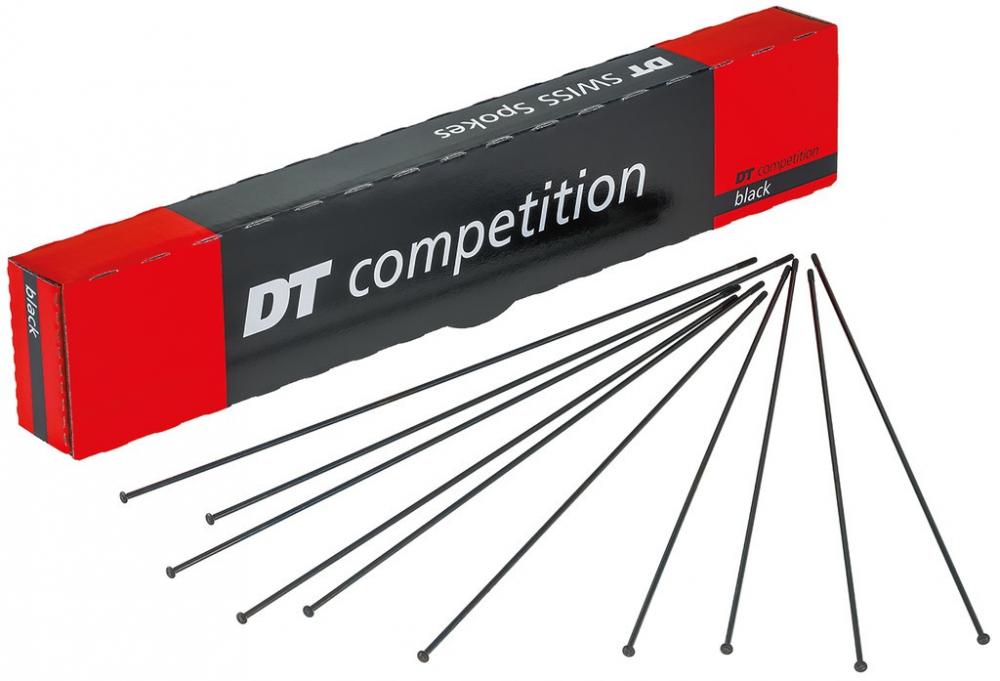 DT SWISS Speichen 2.0X1.8X2.0X303Mm Karton 100 Stück Schwarz Competition Straightpull