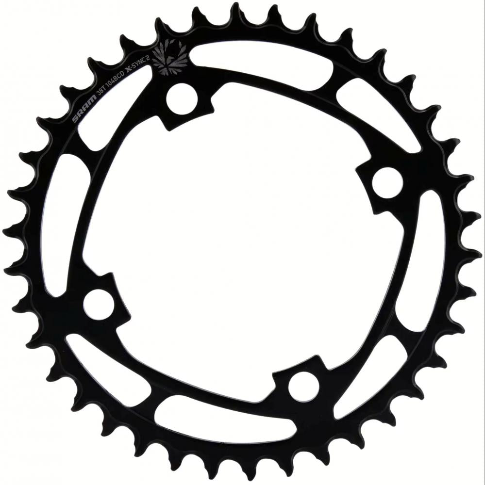 SRAM Eagle X-SYNC 2 Kettenblatt 38 Zähne 104 mm Stahl schwarz