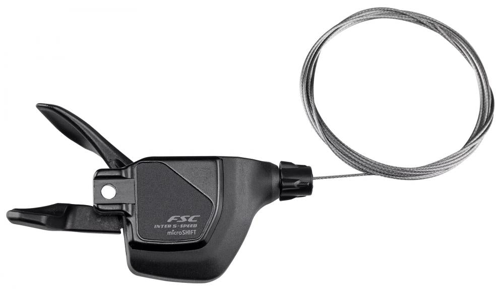MICROSHIFT Flow-Set Control SL-SCN05 - 5-Gang Schaltgriff mit Schaltzug 2140mm (Shimano kompatibel) - Schaltwerk