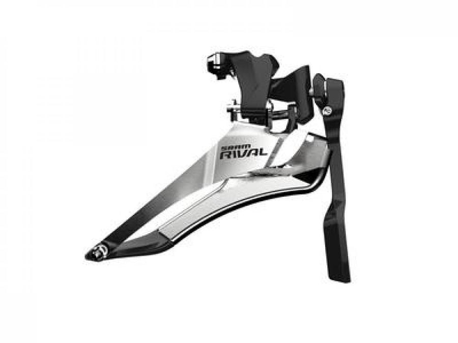 SRAM Umwerfer Rival 22 Yaw Anlöt mit Kettenfänger - Präzise 2x11-Rennrad-Schaltperformance