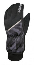 CHIBA Snow Flash - wasserdichte Winter-Radhandschuhe, Größe 7, Tarn/weiß
