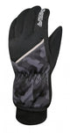 CHIBA Snow Flash - wasserdichte Winter-Radhandschuhe, Größe 7, Tarn/weiß