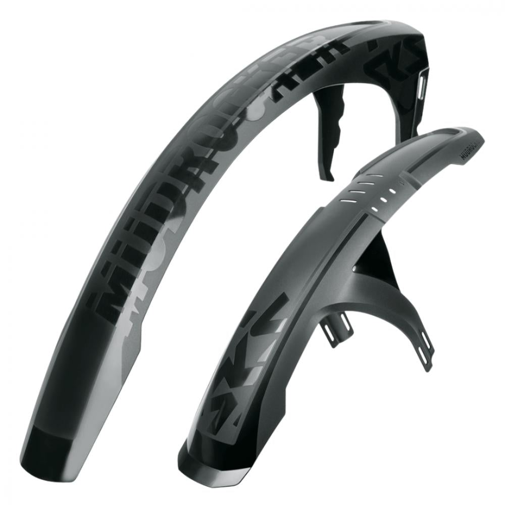 SKS Mudrocker Schutzblech-Set 27.5-29 Zoll für Mountainbikes, robust, einfache Montage, optimaler Spritzschutz.