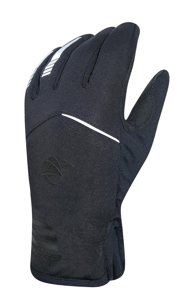 CHIBA 2nd Skin Light - wasserdichte Radhandschuhe, schwarz, Größe 7