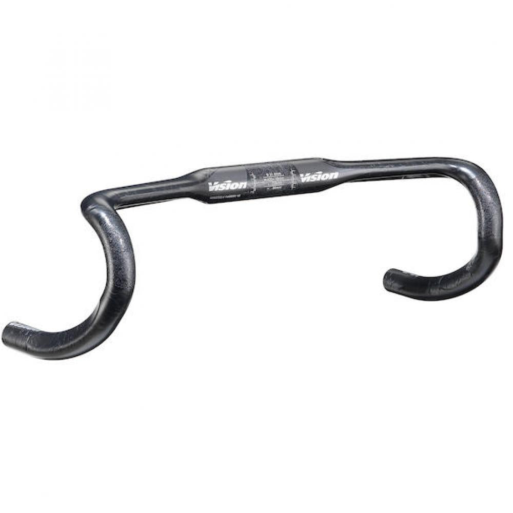 Vision Lenker Trimax Carbon 4D Compact 31,8 x 440 mm Schwarz - leichter Aero-Rennradlenker