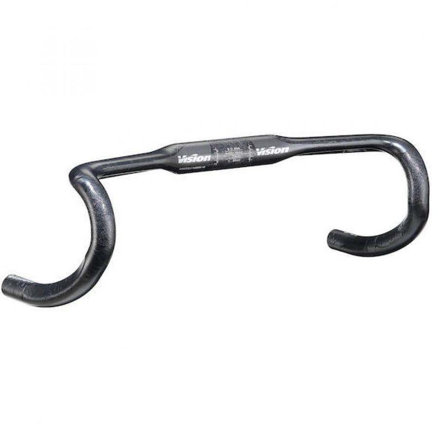 Vision Lenker Trimax Carbon 4D Compact 31,8 x 440 mm Schwarz - leichter Aero-Rennradlenker