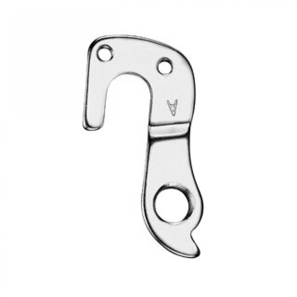 Marwi Schaltauge GH-165 aus silbernem Metall für die Fahrradschaltung, hochwertiges Ersatzteil zur Rahmenmontage.