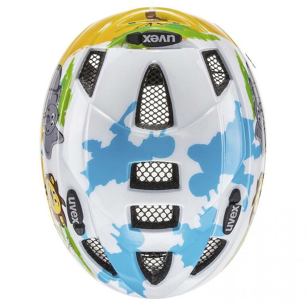 uvex kid 2 - Kinder Fahrradhelm 46-52 cm - desert - leicht 185 g - 8 Belüftungen - reflektierend - LED erweiterbar - Inmould - IAS-System