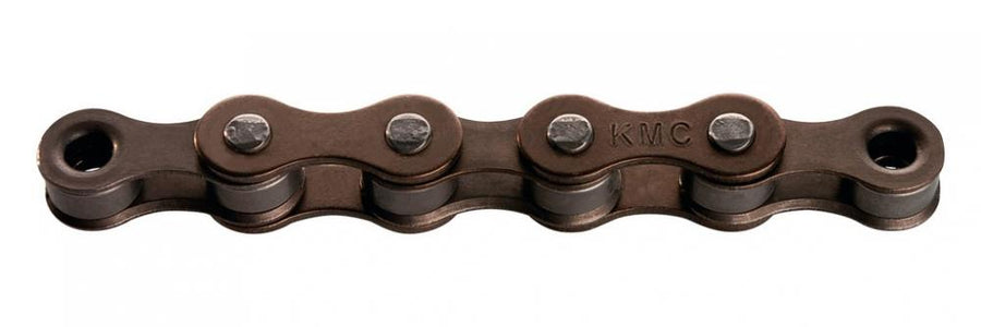 KMC Kette S1 Wide Braun (25St im Karton) 1/2 x 1/8", 112 Glieder, mit Verschluss