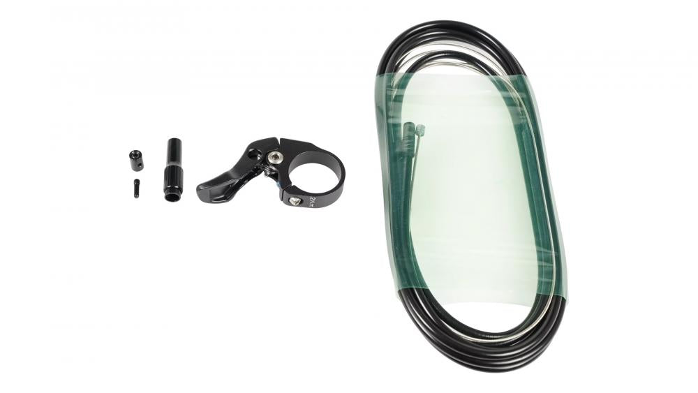 TRANZ-X STP SUB Dropper Post Remote Kit für Drop-Bars - 24.4mm Klemmung mit Kabel & Hülle