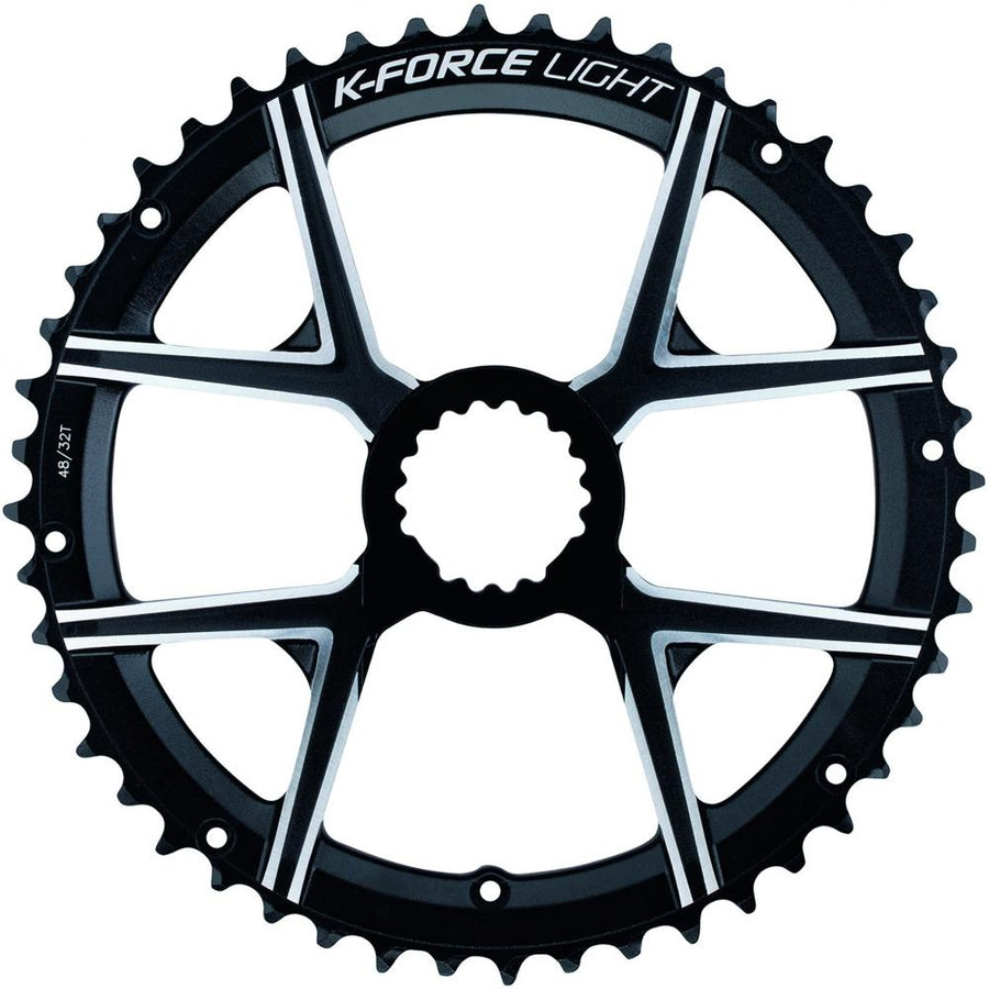FSA Kettenblatt Road K-Force Light Modular 48 T Schwarz - leichtes High-End-Upgrade