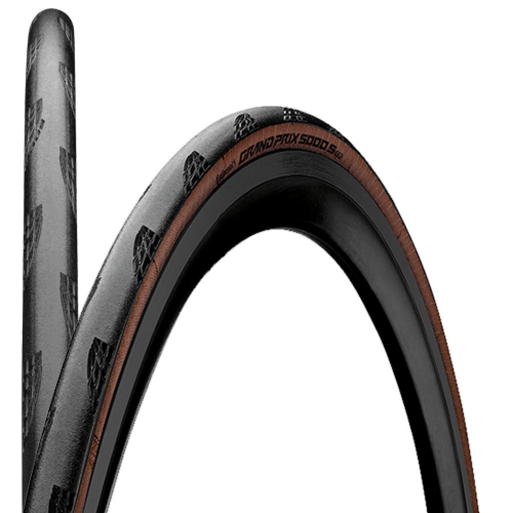 Continental Reifen Grand Prix 5000 S 28x1.20 Zoll 30-622 schwarz braun TLR faltbar - Faltreifen