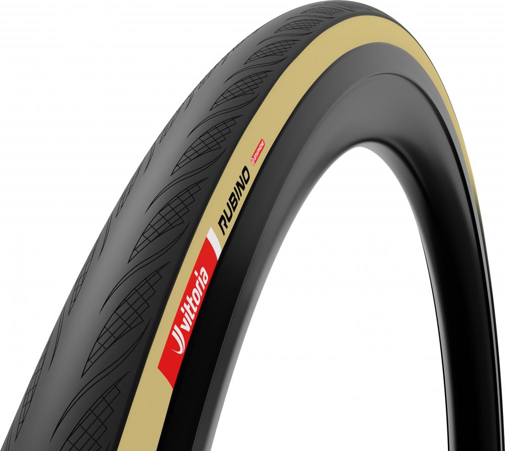 Vittoria Rubino V 28 Zoll (28-622) fold tan-blk-blk 28 - schneller, pannensicherer Rennradreifen