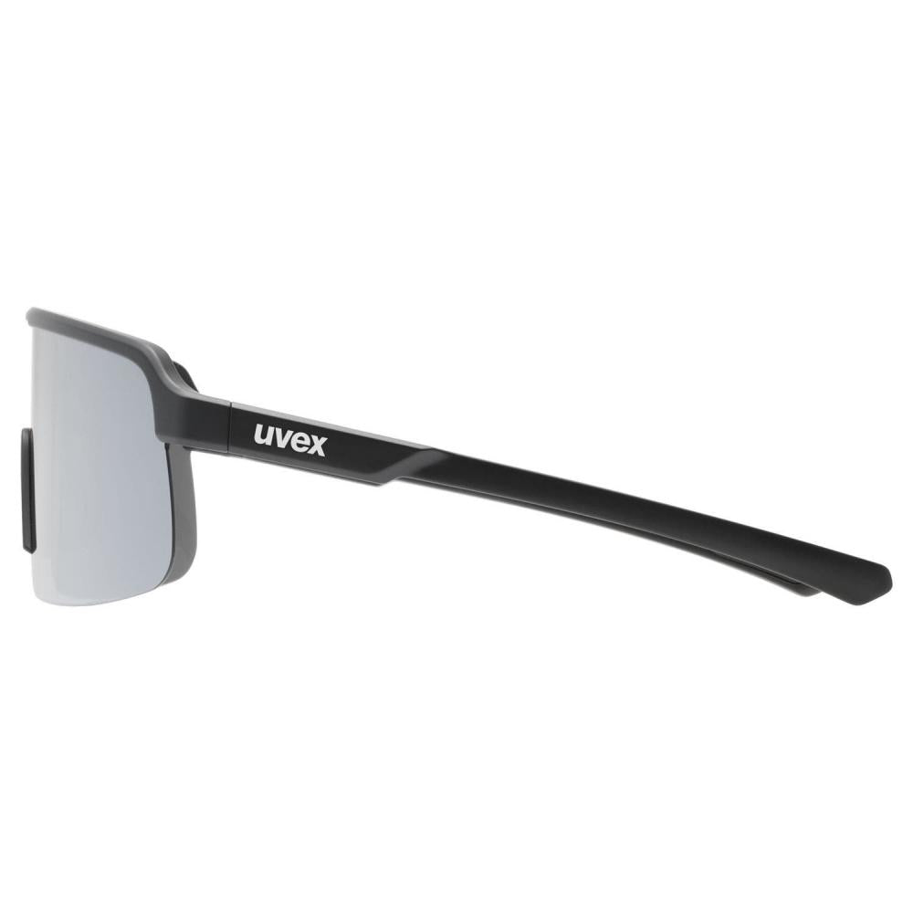 uvex Dyrt Black Matt - Mirror Silver Sonnenbrille, Einheitsgröße