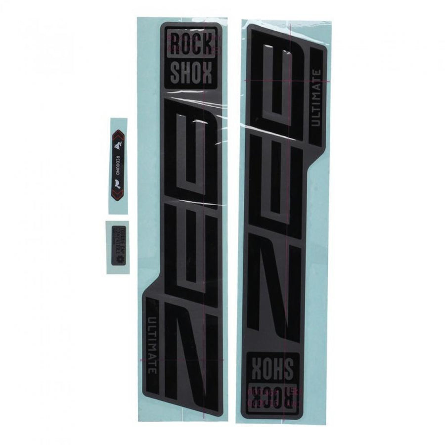 Gabel DecalKit RockShox ZEB Ult. 27/29" 11.4018.105.054,Gloss Black f. matt grau