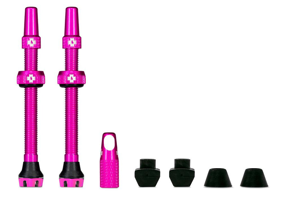 Muc Off Tubeless Valve Kit V2 Universal for MTB & Road pink 60