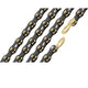 Connex 12sB Fahrradkette 12-fach 126 Glieder Schwarz/Gold mit Kettenschloss