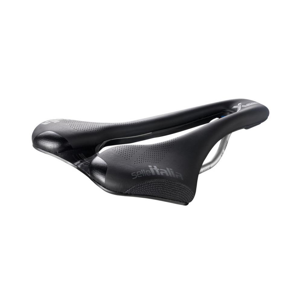 Selle Italia SLR Boost X-Cross TI 316 Superflow L3 - 145×248 mm MTB-Kurzsattel mit Stoßdämpfung & extra Ausschnitt