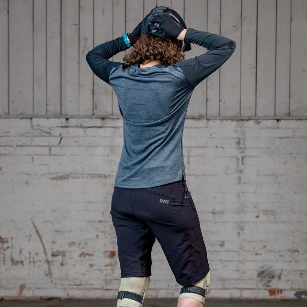 IXS Sports Division iXS Flow X Women longsleeve jersey 38 black/graphite - atmungsaktives Bike-Trikot