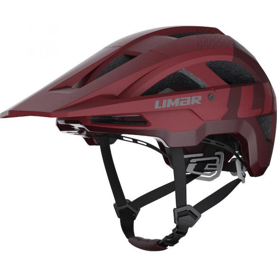 Limar Tonale Matt Amaranth L Rot - leichter All-Mountain- und Enduro-Fahrradhelm