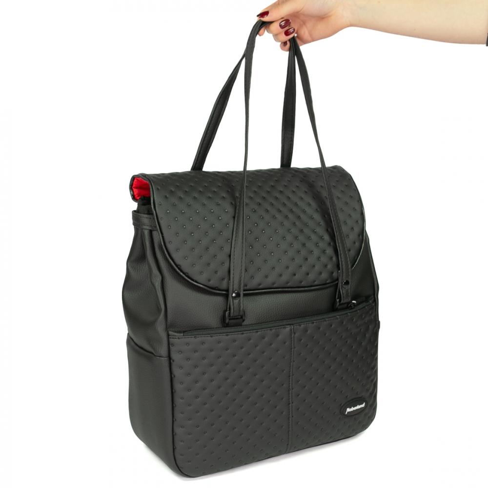 Haberland Business-Tasche Lifestyle schwarz - elegante Fahrradtasche für Laptop & Alltag