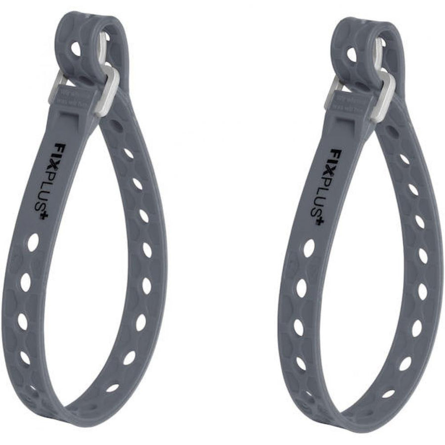 FixPlus Spannband Strap Nano/Slim Fit 40 cm Dunkelgrau - flexibles Fixierband für sicheres Spannen
