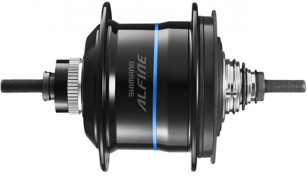 SHIMANO Getriebenabe ALFINE Di2 SG-S7051-11 36 Loch - 7051-11, Schwarz
