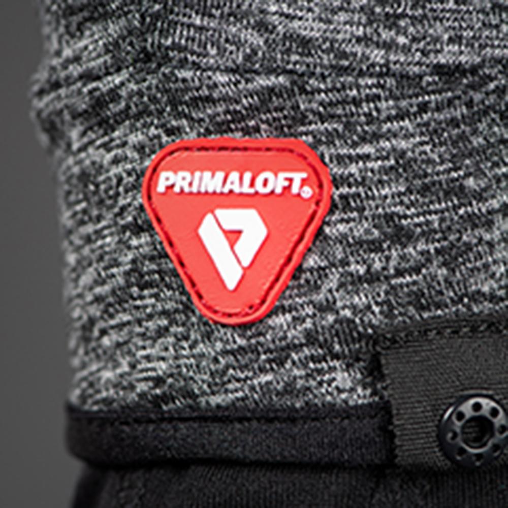 CHIBA Urban Performer - Thermostretch Radhandschuhe XS hellgrau mit Primaloft & Touchfunktion