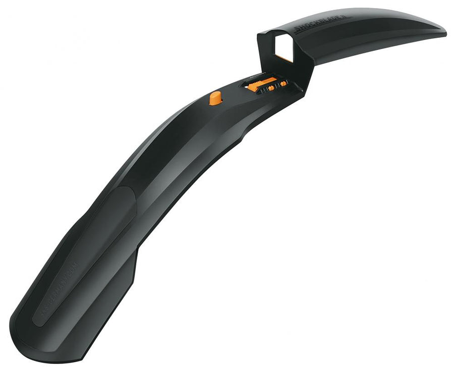 SKS Shockblade DARK Steckschutzblech für 26/27,5 Zoll MTB aus hochwertigem Kunststoff, einfache Montage.