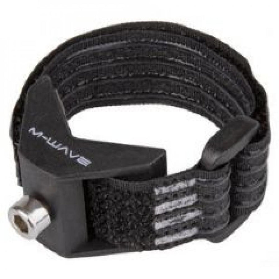 M-WAVE ADA BC Flex 2 Adapter für Flaschenhalter universelle, flexible Montage mit Klettbändern