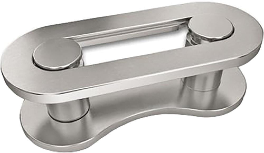 Connex Kettenschloss Snap-On 700 für 5/6/7-fach Ketten, 7,8mm Breite, 1/2"x3/32", werkzeugfreie Montage, grau, 1 Stück