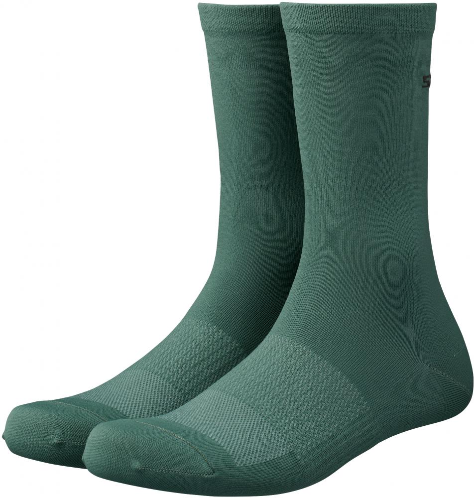 SHIMANO PERFORMANCE SOCKS SAGE GREEN Gr. S/M GREEN - atmungsaktive Radsocken