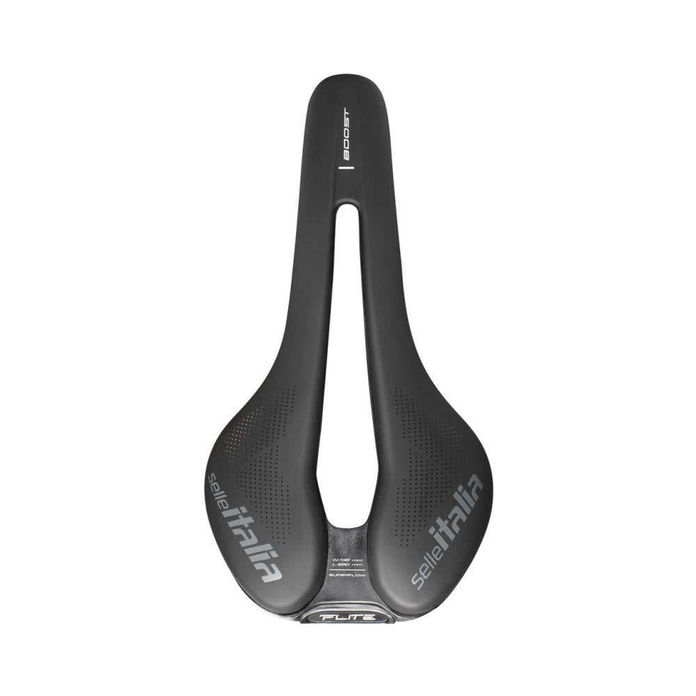Selle Italia Flite Boost XCross TI SF S3 - SuperFlow XC/Trail Sattel mit Schockabsorber & TI316-Schienen (black)